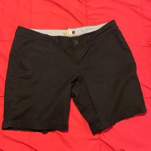 Black long shorts